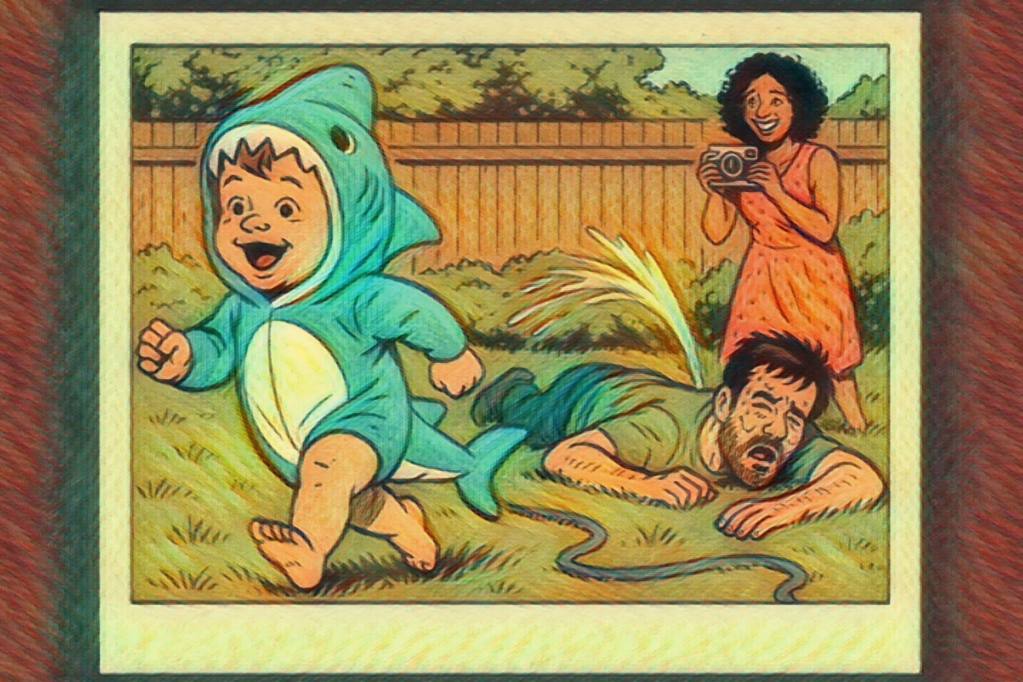 Tra sabbia e drammi: medusa o gabbiano? Cronache di sopravvivenza estiva con un Nanetto&nbsp;Unno